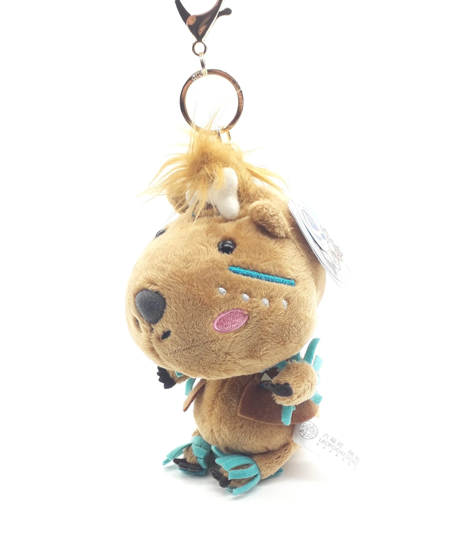 Nici 90807 Taschen-Anhänger Capybara Wasserschwein 15cm Plüsch Leofoo Resort 4 Nici 90807 Taschen-Anhänger Capybara Wasserschwein 15cm Plüsch Leofoo Resort – Bild 2