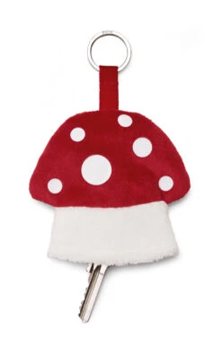 Nici 32074 Schlüsselanhänger Schlüsselmäppchen Fliegenpilz 9cm Plüsch