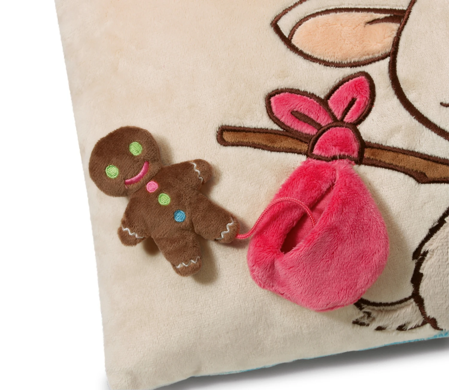 Nici 37620 Kissen Zicklein Hänsel + 2D Lebkuchenmann 43x25cm Plüsch Fairy Tales 5 Nici 37620 Kissen Zicklein Hänsel + 2D Lebkuchenmann 43x25cm Plüsch Fairy Tales – Bild 3