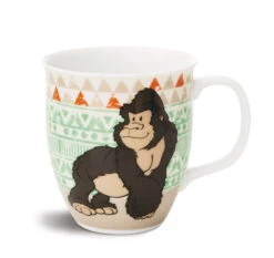 Nici 41714 Tasse Gorilla Torben, Elefant El-Frido, Chamäleon Porzellan 9,5x10cm -Nici 41714 HA FR 01 2048x1931