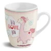 Nici 42710 Tasse Rosa Lama La-La-Love-You Porzellan Kaffeetasse Teetasse 310ml -Nici 42710 01 HA Frei 2048x1890
