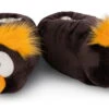 Nici 44132 Hausschuhe FelsenPinguin Frizzy Figürlich Plüsch Gr 34-37 (M) -Nici 44132 01 HA Frei 2048x997