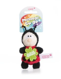 Nici 44860 Message To Go Loop 8cm Marienkäfer – Glücksbringer