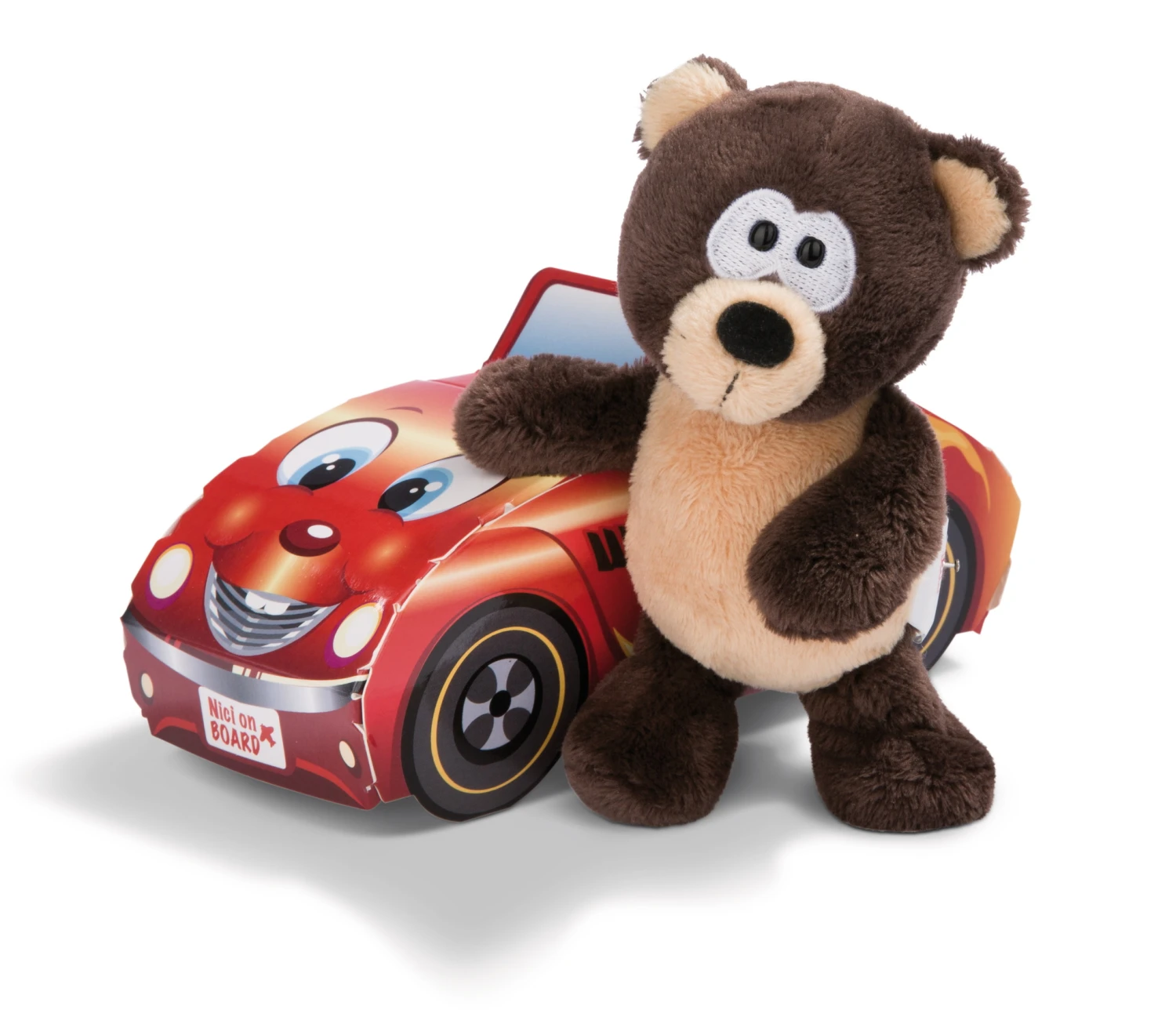 Nici 45000 Nici On Board Mit Geschenkverpackung Bär Auto 15cm Plüsch 5 Nici 45000 Nici On Board Mit Geschenkverpackung Bär Auto 15cm Plüsch – Bild 3