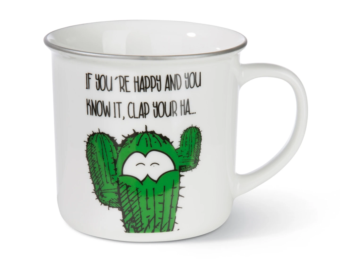 Nici 45023 Porzellantasse Metallic 'If You`re Happy..." Kaffeetasse Teetasse 3 Nici 45023 Porzellantasse Metallic 'If You`re Happy..." Kaffeetasse Teetasse