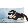 Nici 45318 Kissen Säbelzahntiger Rodriguez Rechteckig Ca 43x25cm Stone Age Plüsch -Nici 45318 01 HA Frei 2048x1638