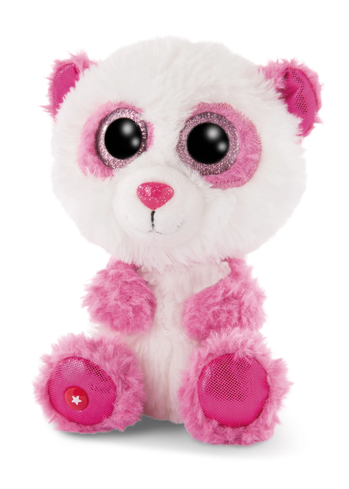 Nici 46618 Glubschis Panda Monno Weiß-pink 15cm Plüsch Kuscheltier 3 Nici 46618 Glubschis Panda Monno Weiß-pink 15cm Plüsch Kuscheltier