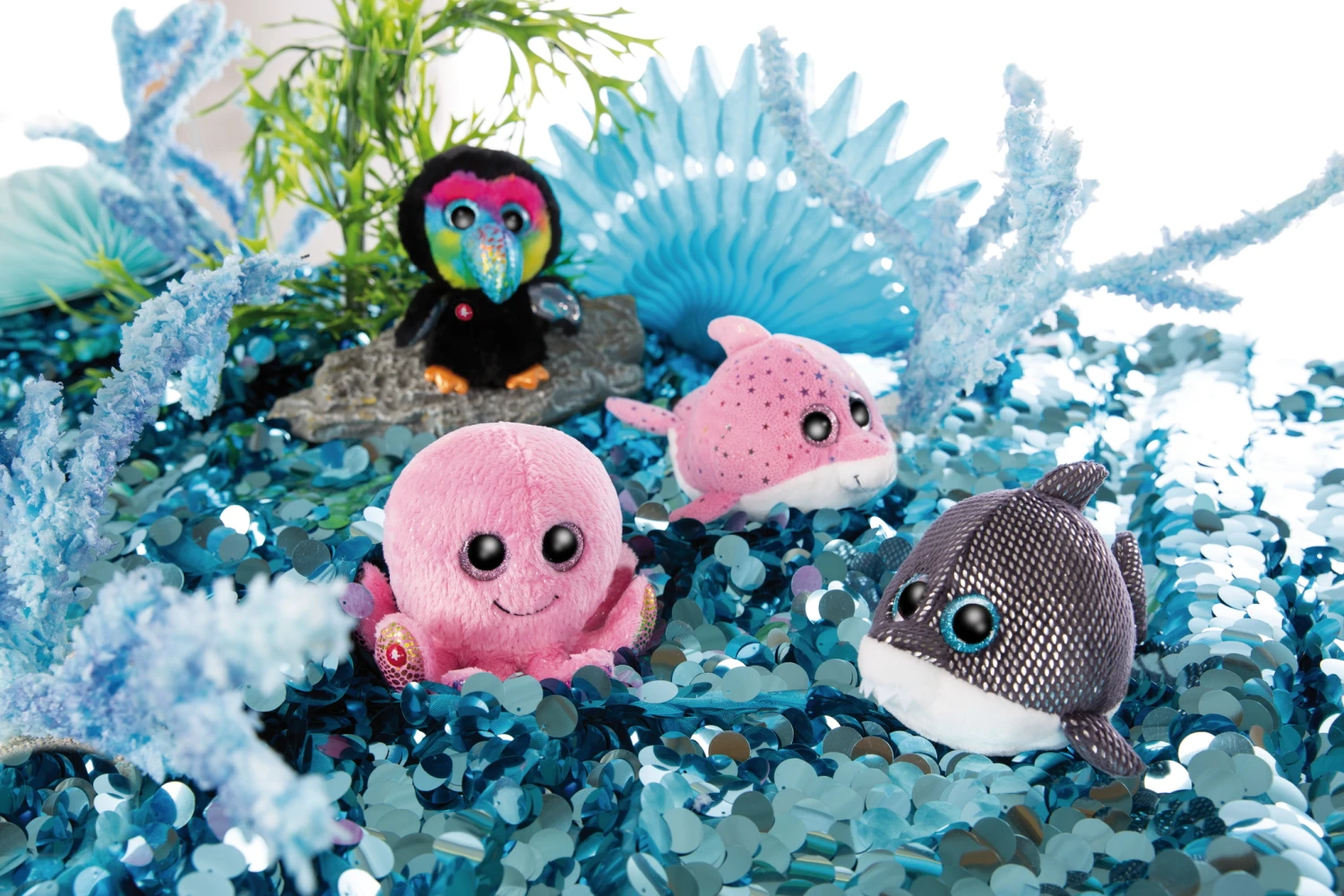 Nici 46960 Schlüsselanhänger Glubschis Summer Edition Delfin Delfina 9cm 4 Nici 46960 Schlüsselanhänger Glubschis Summer Edition Delfin Delfina 9cm – Bild 2