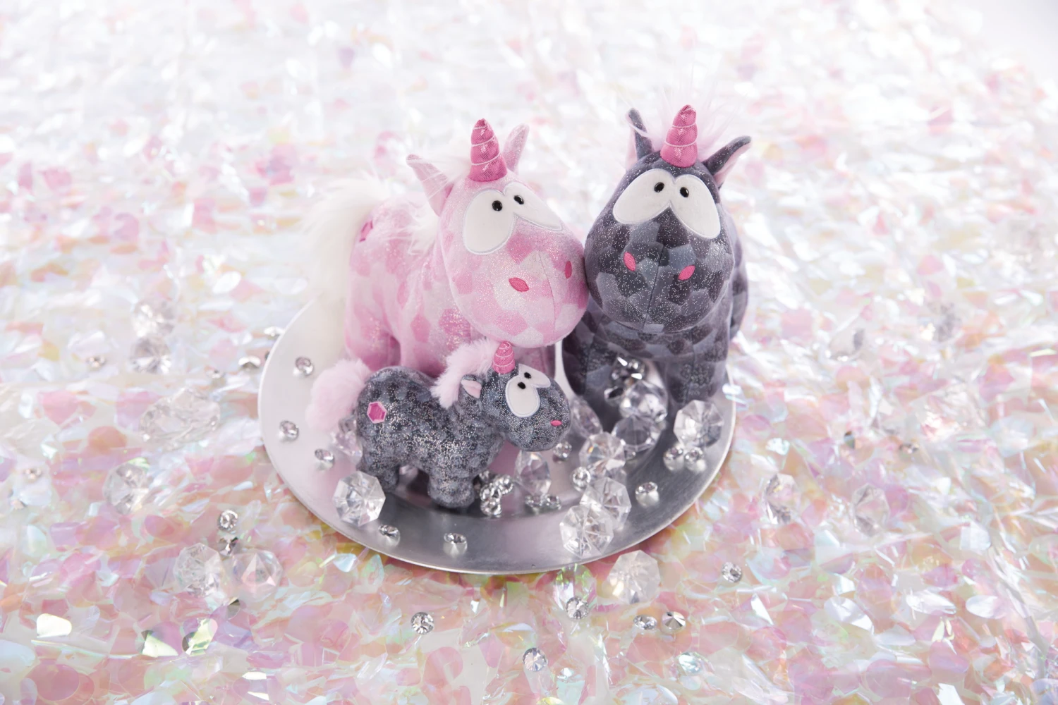 Nici 47636 Kuscheltierkissen Einhorn Pink Diamond 40x30xcm Plüsch Glitzernd 6 Nici 47636 Kuscheltierkissen Einhorn Pink Diamond 40x30xcm Plüsch Glitzernd – Bild 4
