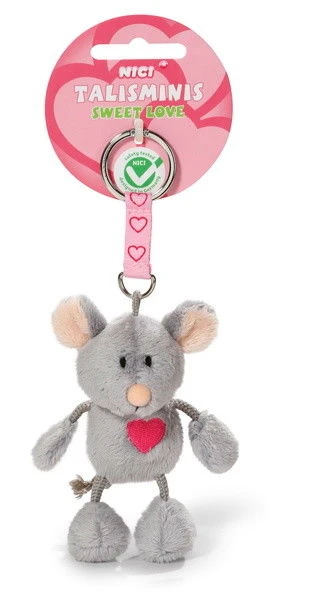 Nici 37388 Schlüsselanhänger Talisminis Maus Mit Herz "Sweet Love" Plüsch Ca 7cm 3 Nici 37388 Schlüsselanhänger Talisminis Maus Mit Herz "Sweet Love" Plüsch Ca 7cm