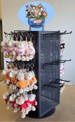 Nici 70025 Thekenständer Drehständer 4-seitig Inkl. Haken Und Top-Schild