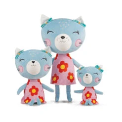 Nici 90428 Lemon Ribbon Katze 45cm Plüsch Kuscheltier Schlenker -Nici 90426pt