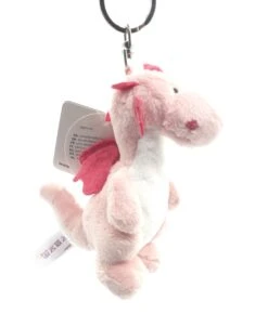 Nici 90726 Schlüsselanhänger Dragons Rosa Drache 10cm Plüsch Taiwan Limited -Nici 90726 2